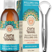 Guru Nanda™️  Viral Coconut Oil Pulling w/ 7 Essential Oils
